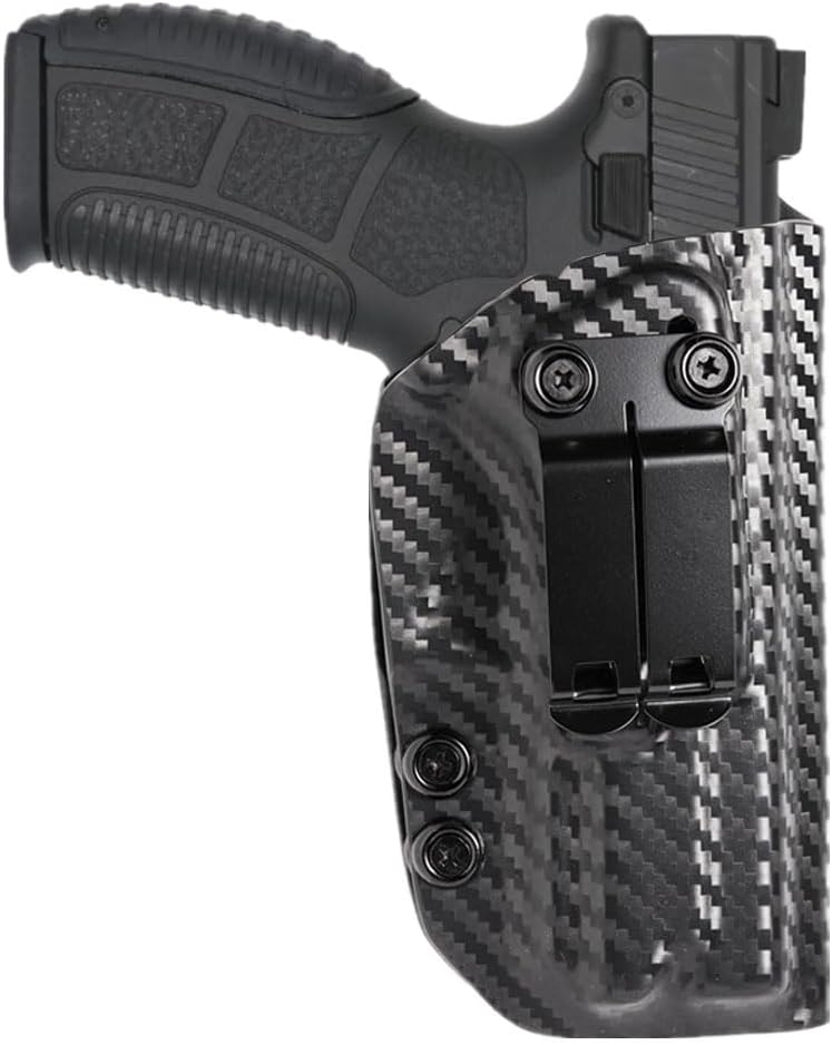 Kydex IWB Holster for Glock G19 G43X Taurus G2C G3C Canik TP9 Elite SC Inside Waistband Concealed Carry Monoblock Metal Belt Clip