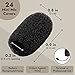 Juvale Headset Microphone Foam Windscreens - Noise Reduction Microphone Windscreens - Wind Muff for Mic Shield & Lapel Mic Covers - Pack of 24, 0.8 in, Black
