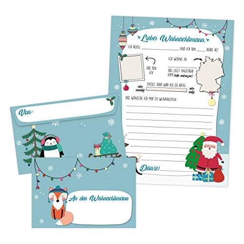 Papierdrachen Briefe an den Weihnachtsmann - Christkind -...