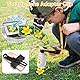 Funsland Handy Kindermikroskop für Kinder, 60-180x Tragbares Taschenmikrosk, Mini Mikroskop mit Handyhalter,Versuchsspielzeug für Jungen und Mädchen im Freien, Pädagogisches Geschenk für Kinder ab 6