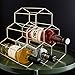 PENGKE Wine Rack Freestanding Wine Holder,6 Bottles Countertop Free-Stand Wine Storage Protector for Red White Wine
