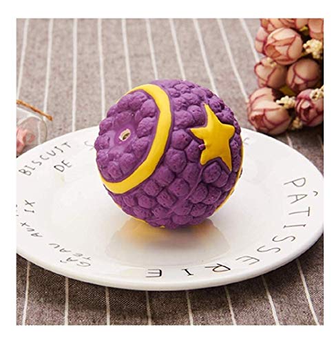 Image of EETOYS Petlicious and More Dog Latex Squeaky Starball Toy (Medium)