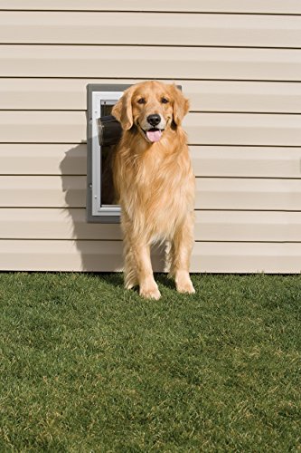 Petsafe Wall Entry Aluminum Pet Door With Telescoping Tunnel, Pet Door For Dogs And Cats, Large, For Pets Up To 100 Lb. #TOP3