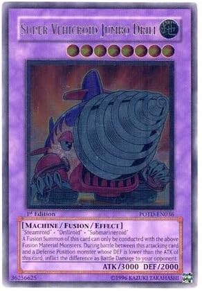 Yu-Gi-Oh! - Super Vehicroid Jumbo Drill (POTD-EN036) - Power of The Duelist - 1st Edition - Ultimate Rare