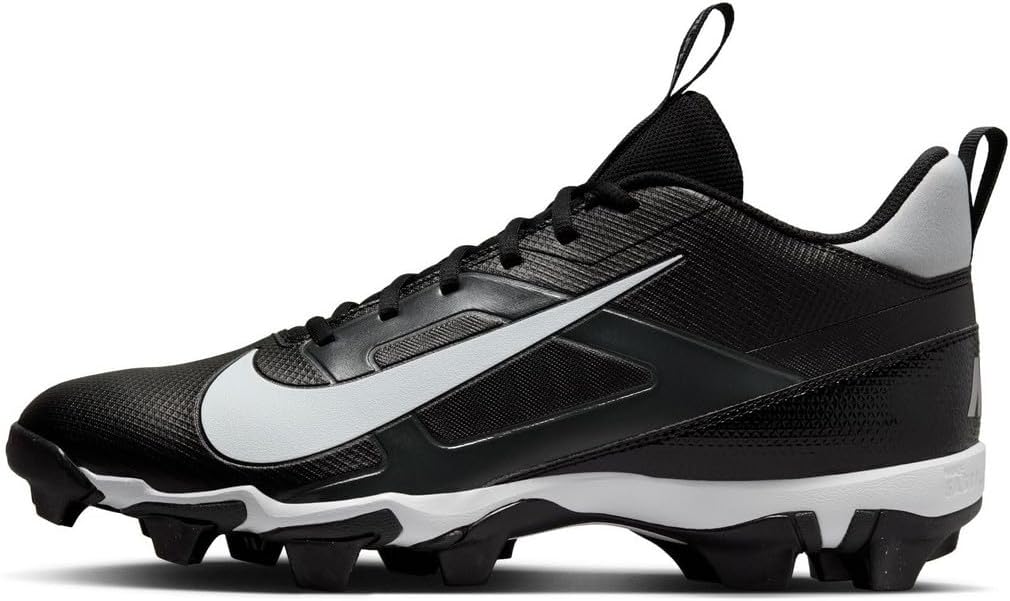 Nike Alpha Menace 4 Shark Molded Football Cleats SZ 11.5 Black | White
