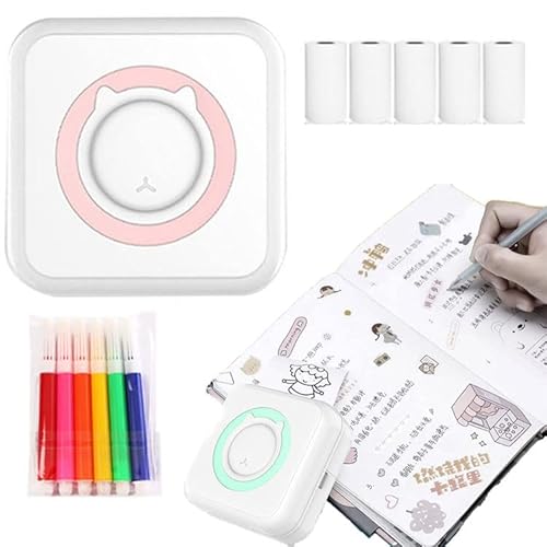 LPSHGK Instant Sticker Printer, Mini Pocket