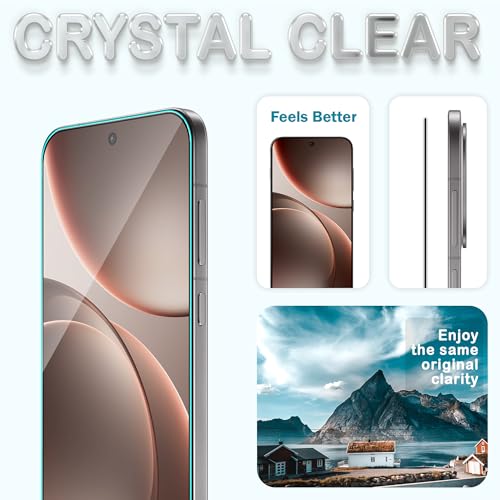 Image of ArmourPro Gorilla Tempered Glass Screen Protector Compatible For Oppo Find X9 (6.59 Inch) With Easy Installation Kit| Edge-To-Edge Protector Coverage |Black