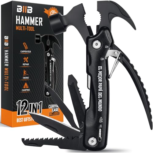 BIIB Presente Uomo, presente do Dia do Pai, 12 em 1 multiferramenta Camping acessórios, presentes para o dia do pai, presentes para homem, Gadgets tecnologicos presente homem aniversário