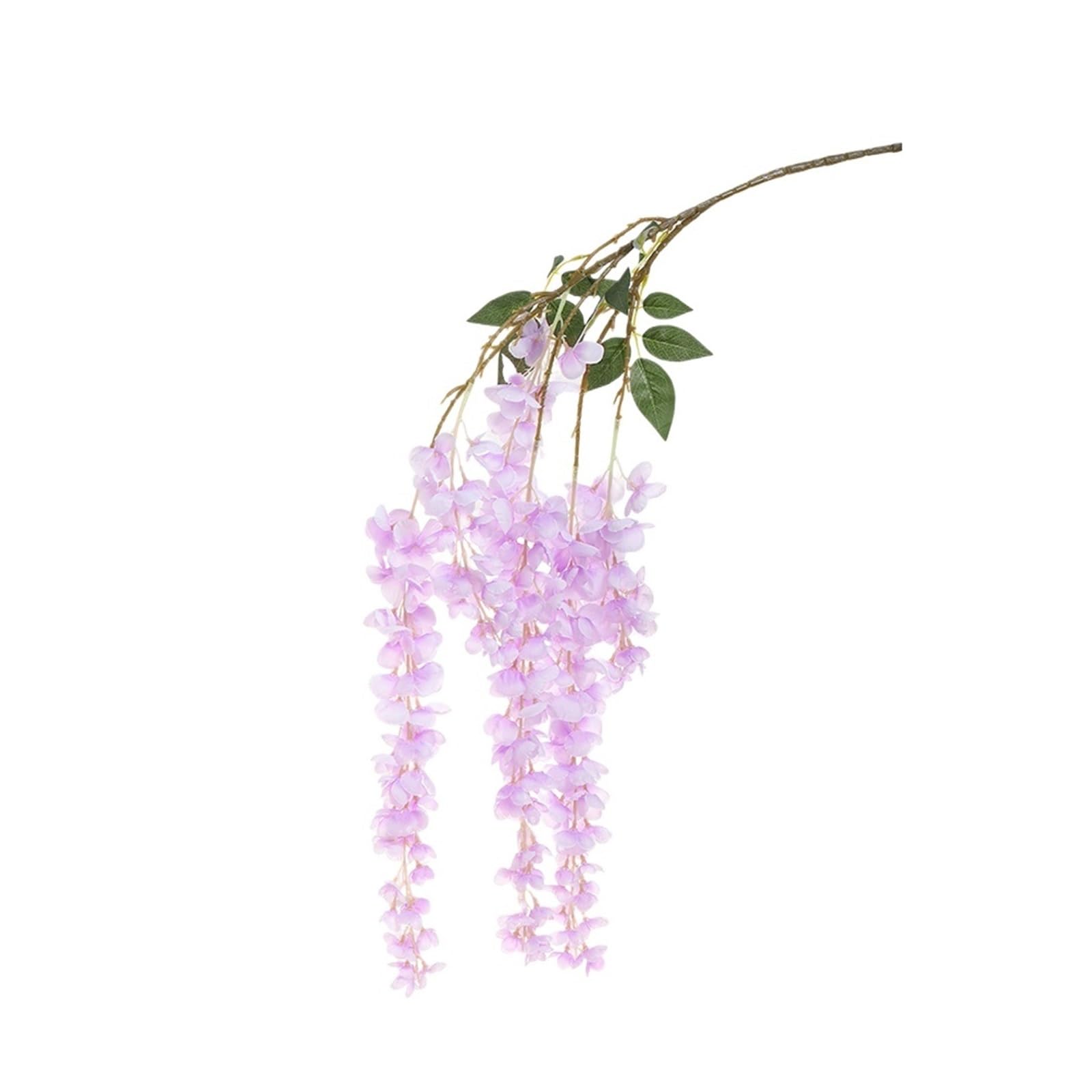 Casetlong 1Pcs 108CM Artificial Flowers Fake Flower For Home Decor Garden Wedding Decoration Outdoor Arrangement Accessories(Purple)