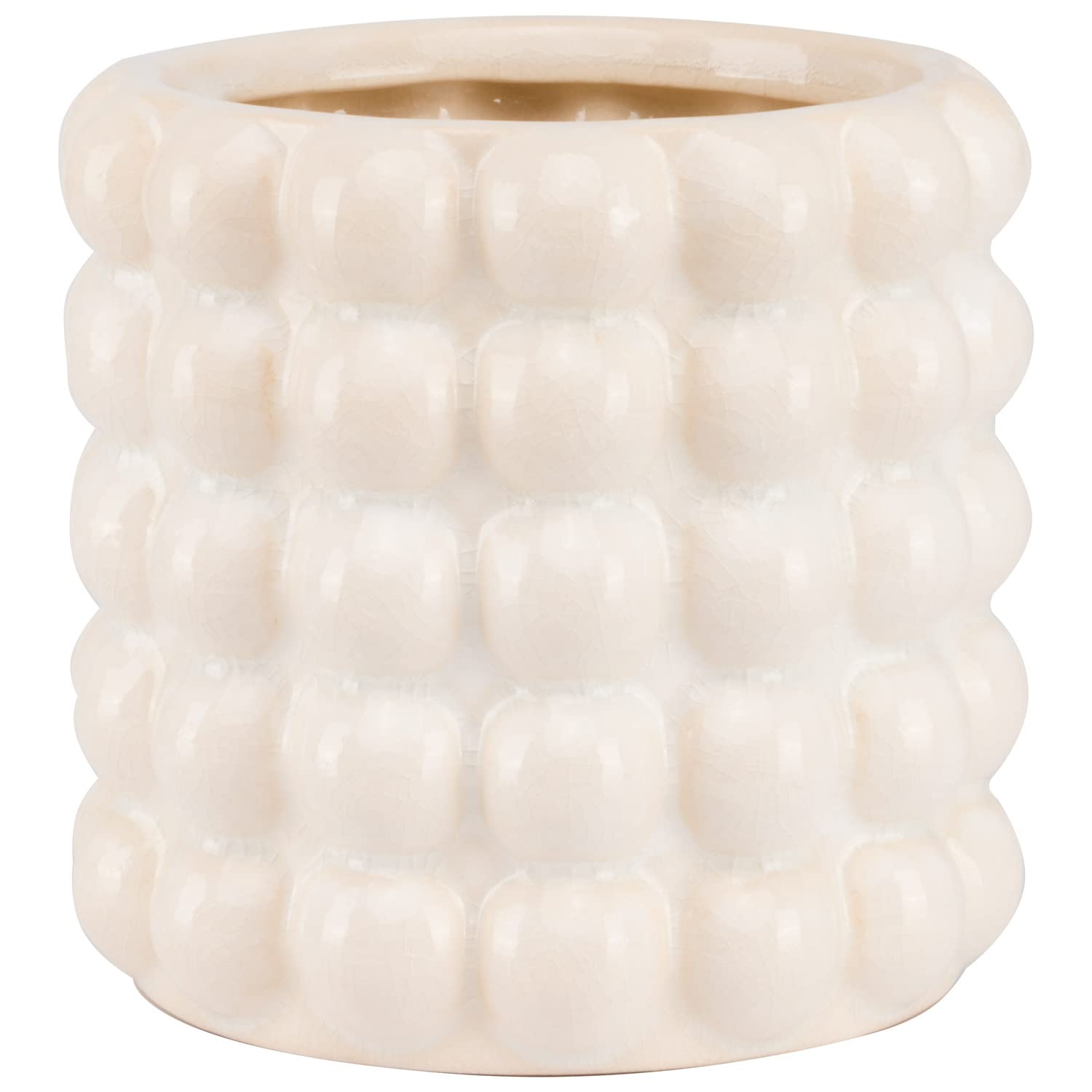 Hill Interiors Cream Seville Collection Large Bubble Planter