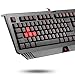 Bloody Gaming Keyboard, Double-Secured Water Resistant Keyboard, Silicon Keys (B120) Spanish Layout