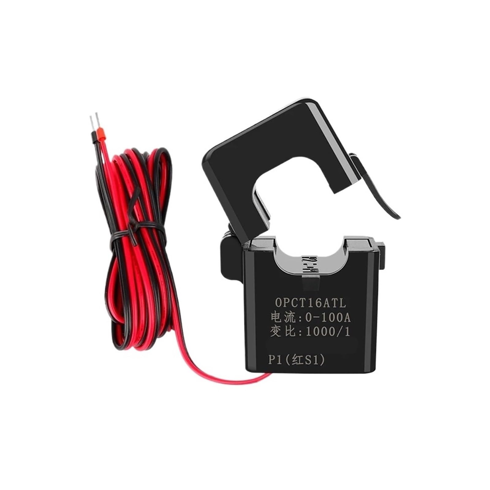LZIKKGKI OPCT16AL Split Core Current Transformer 5A 2.5mA 5mA 50A 50mA 25mA 100A 100mA 50mA 40mA 33.33mA Clamp Sensor(OPCT16AL 100A-100mA)