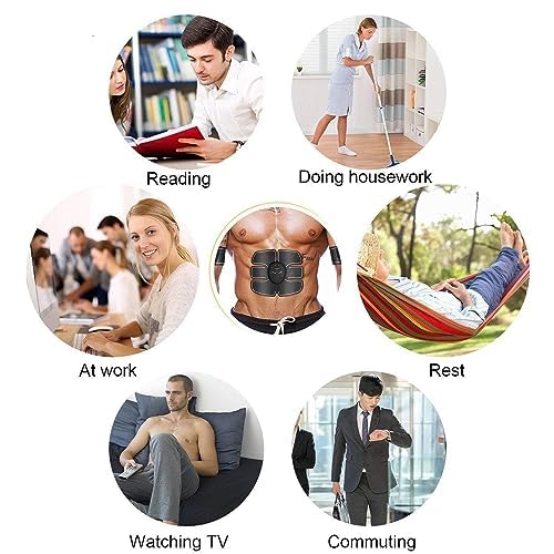 V R ENTERPRISE Wireless Abdominal & Muscle Exerciser | 6 Pack Abs Simulator with Rechargeable Battery | EMS Body Massager & Abs Trainer for Men & Women – Black V R ENTERPRISE Wireless Abdominal & Muscle Exerciser | 6 Pack Abs Simulator with Rechargeable Battery | EMS Body Massager & Abs Trainer for Men & Women – Black