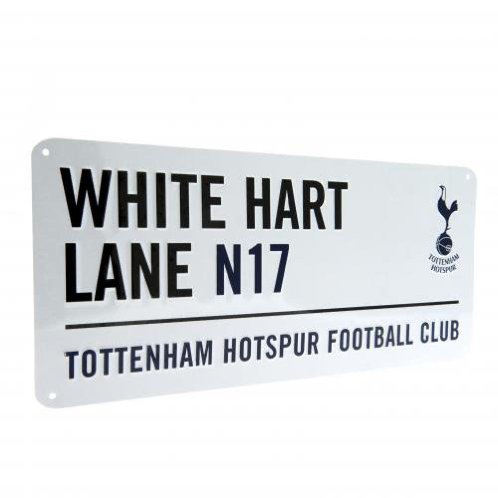 Tottenham Hotspur Official Fc Metal Street Sign (40 X 18Cm)