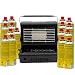 Produktbild Gasheizung Gasstrahler Campingheizung | Tragbare Heizung Gasheizer Keramik Brenner | 1,3 kW Leistung | 108g/h Verbrauch (Gasheizung + 16 Gaskartuschen)