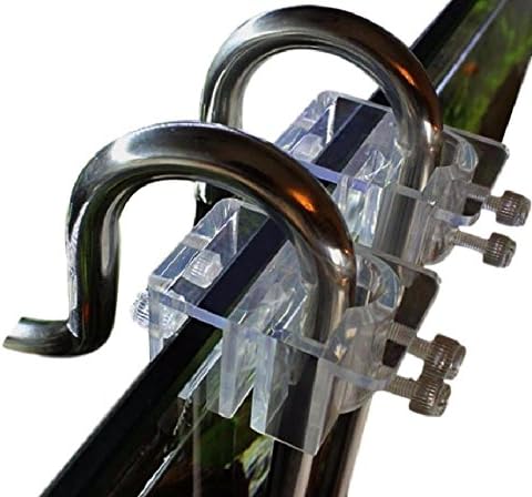 Amazon Kms 透明 パイプ ホースホルダー 2個 セット アクアリウム 水槽 ホース 固定 取り付け Kms エアポンプ用アクセサリー 通販