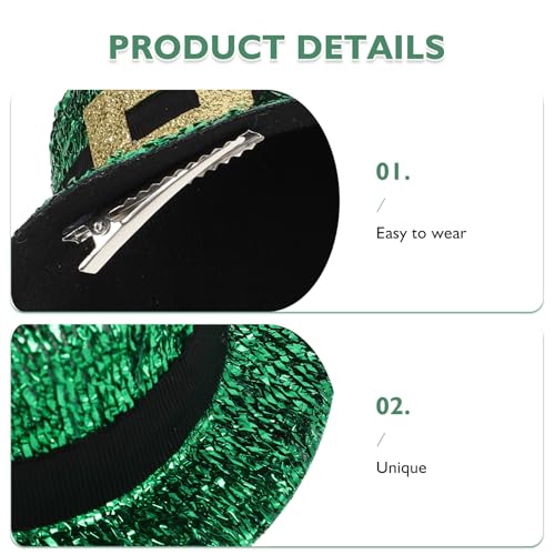 Pinces à cheveux Saint-Patrick légères pour fixer les coiffures de fête sans glisser