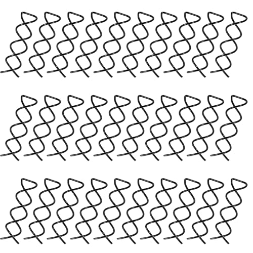30 Stück Haarspiralen Schwarze Spiral Haarspangen zum Herstellen von Dutts Spiral Haarklammern French Twist Rutschfeste Kratzfeste Dutt Clips Haarschmuck für Damenfrisuren zum Selbermachen