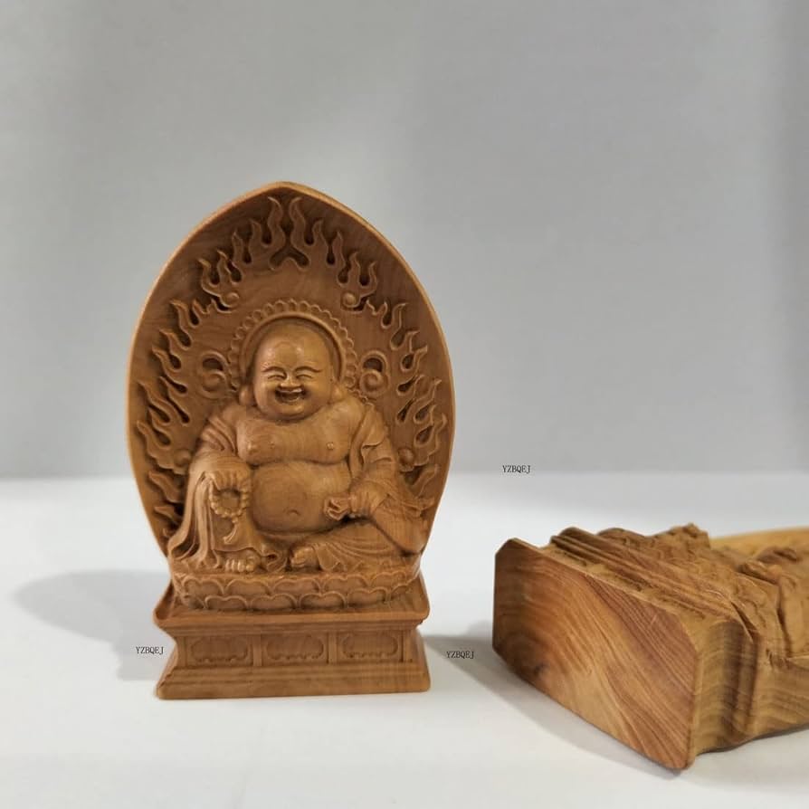 仏像 木彫り ミニ 七福神 置物 布袋 高級天然ツゲ木彫り 布袋様 高さ13cm Amazon｜仏像 木彫り ミニ 七福神 置物 布袋 高級天然ツゲ木彫り
