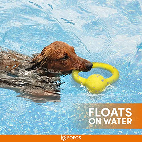 Image of BarkButler x FOFOS Super Puller Tug Toy - Chew Toys for Dogs, Dog Toys for Large Dogs (5-40kgs) - Yellow & Grey