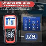 Autel AutoLink AL519 Universal OBD2 Scanner Enhanced Mode 6 Check Engine Light Code Reader with One-Click I/M Readiness, DTCs Library, Live Data, Car OBDII CAN Diagnostic Scan Tool Advanced of AL319