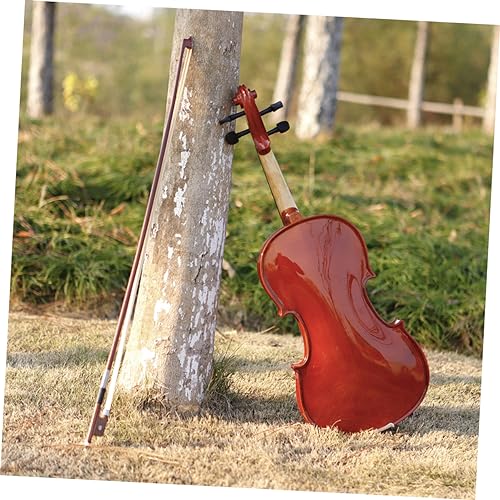 TOYANDONA 1 Conjunto De Corda minúsculo violino crianças violino instrumentos musicais ornamento bri