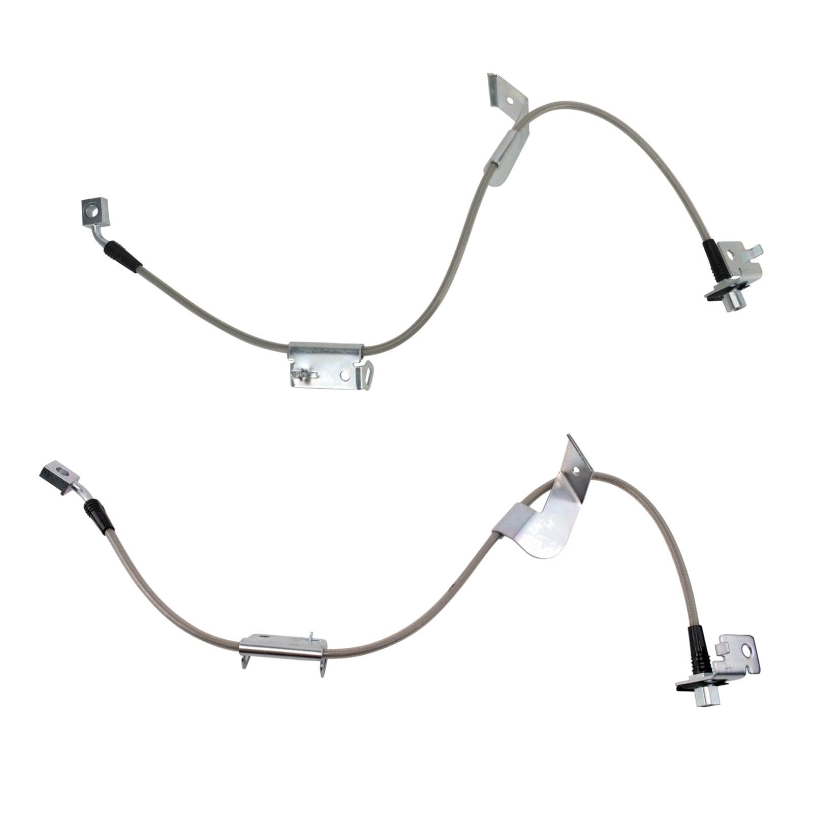 TRQ Front Performance Brake Hose Set