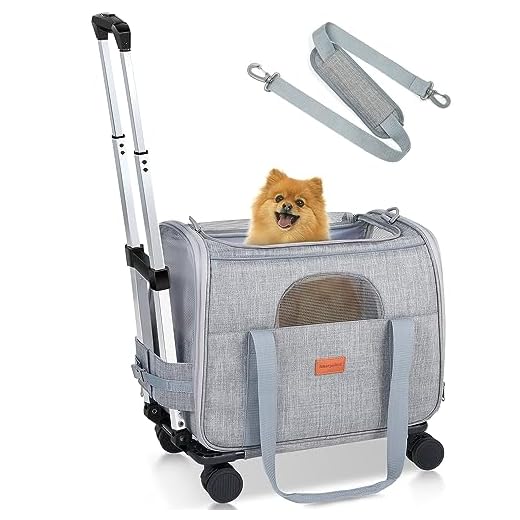 Morpilot Katzen Transporttasche mit Rollen