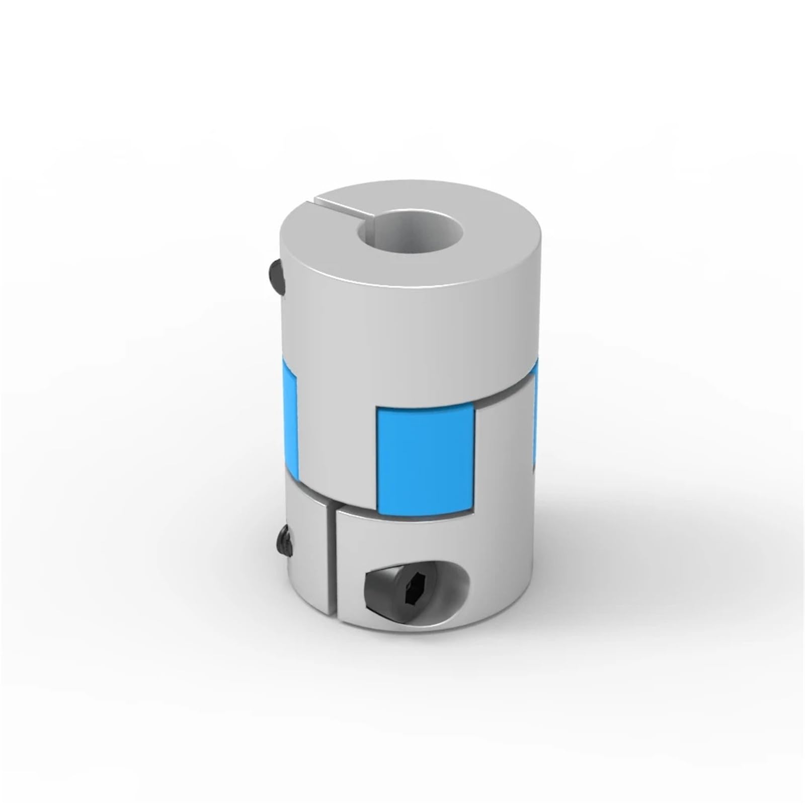 Coupleur à deux mâchoires XB D20L30A, connecteur de moteur à arbre flexible en aluminium, accouplements CNC 4 mm-10 mm, 1 pièce(4mm to 6.35mm)
