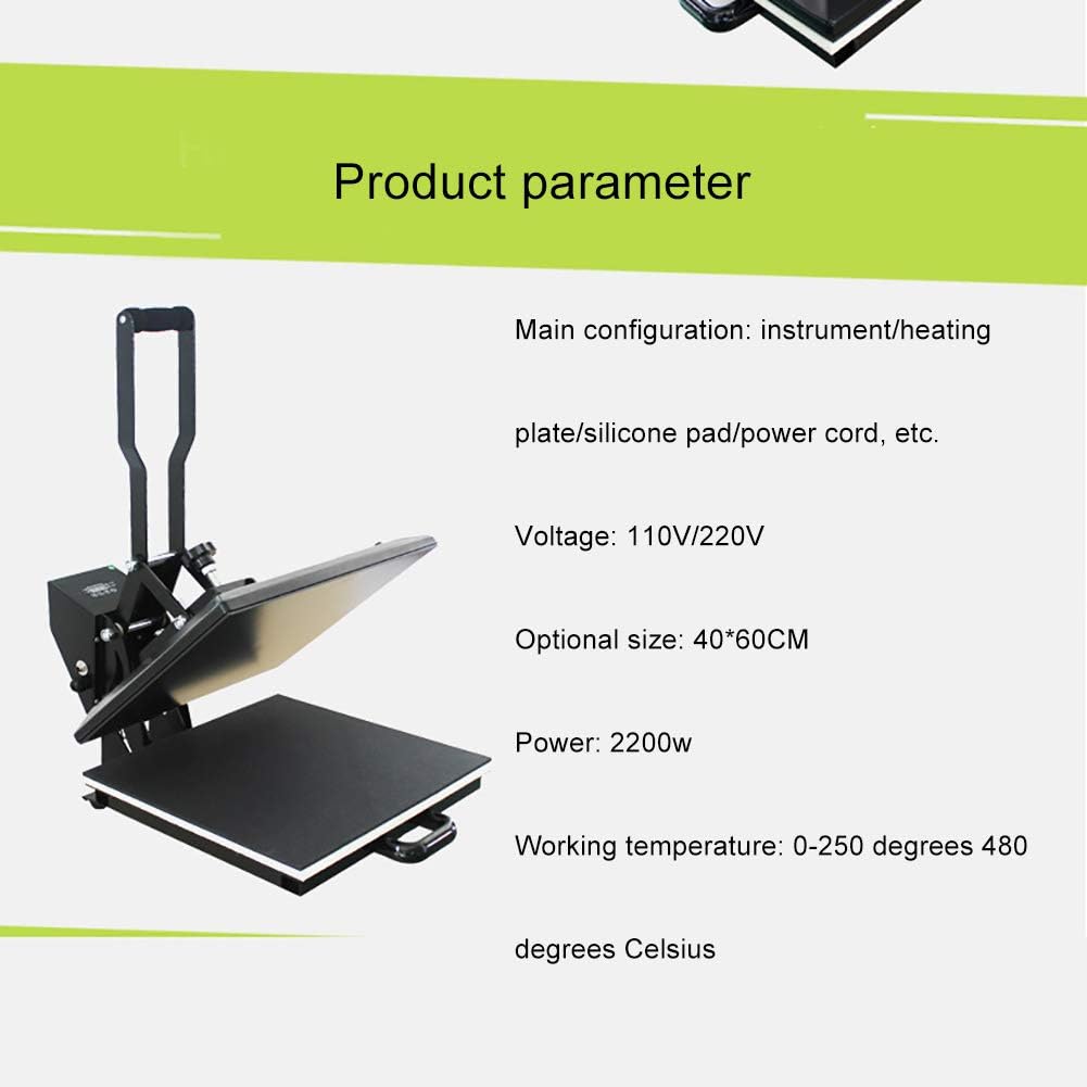 Heat Press Machine Digital Transfer Sublimation 15.7X 23.6 inches Heat Press Machine for t Shirts Bags