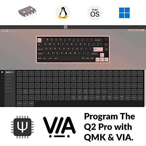 Keychron Q2 Pro — 65% Metal Mechanical Keyboard