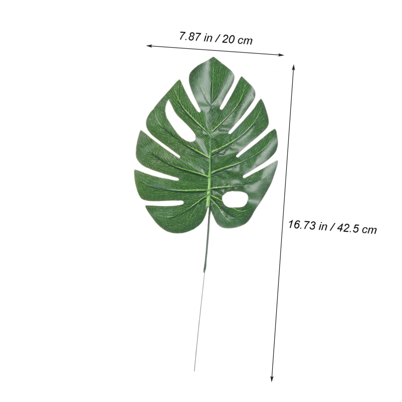 Amosfun 3 Set Di Foglie Di Monstera Artificiali Foglie Di Simulazione Realistiche Tropicali Artificiali Per La Decorazione Della Casa Finte Verdi 20 Pezzi * 3