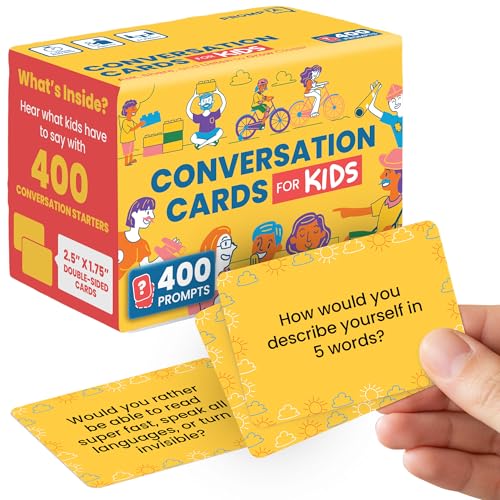 400 Conversation Cards for Kids – Engage Kids, Laugh, and