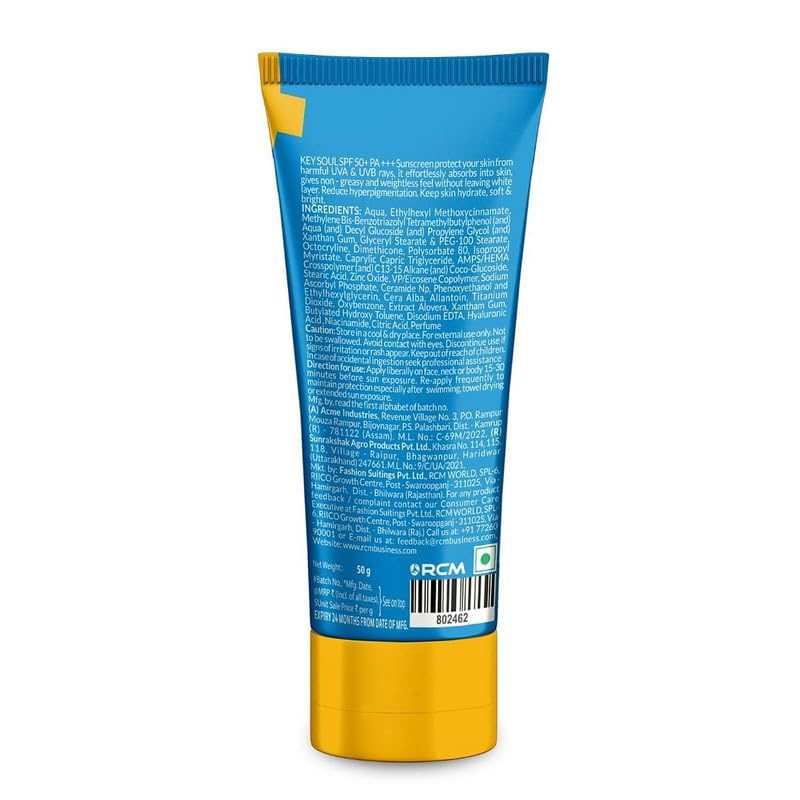Image of Arohi Genrel Store Key Soul SPF 50+ Sunscreen Cream