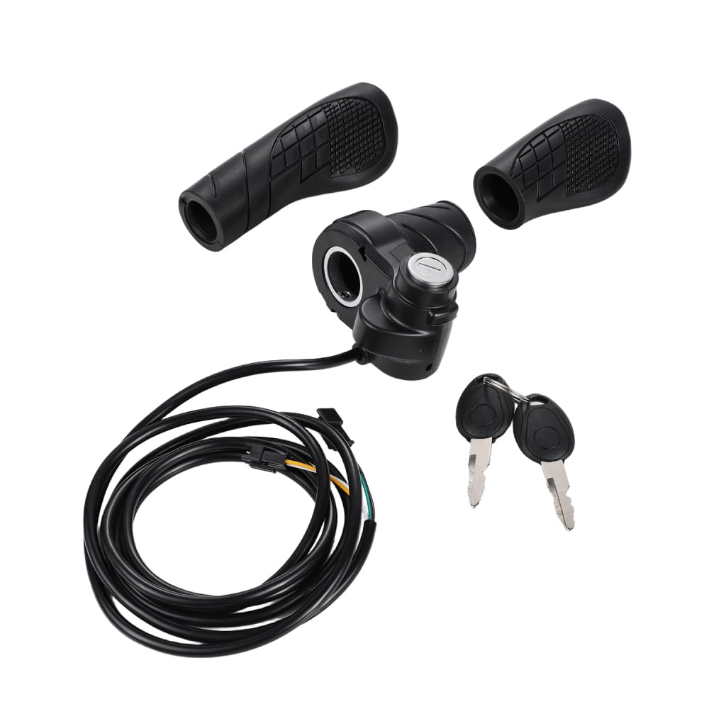 Acceleratore Torsione Bici Elettrica Acceleratore Manubrio Della Bici Elettrica Pneumatici Larghi Cavo per Ridstar Q20 Ebike Nero