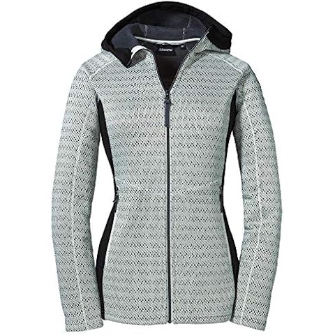 Schöffel Damen Fleece Mellau Hoodie, Whisper White, 42 Cover