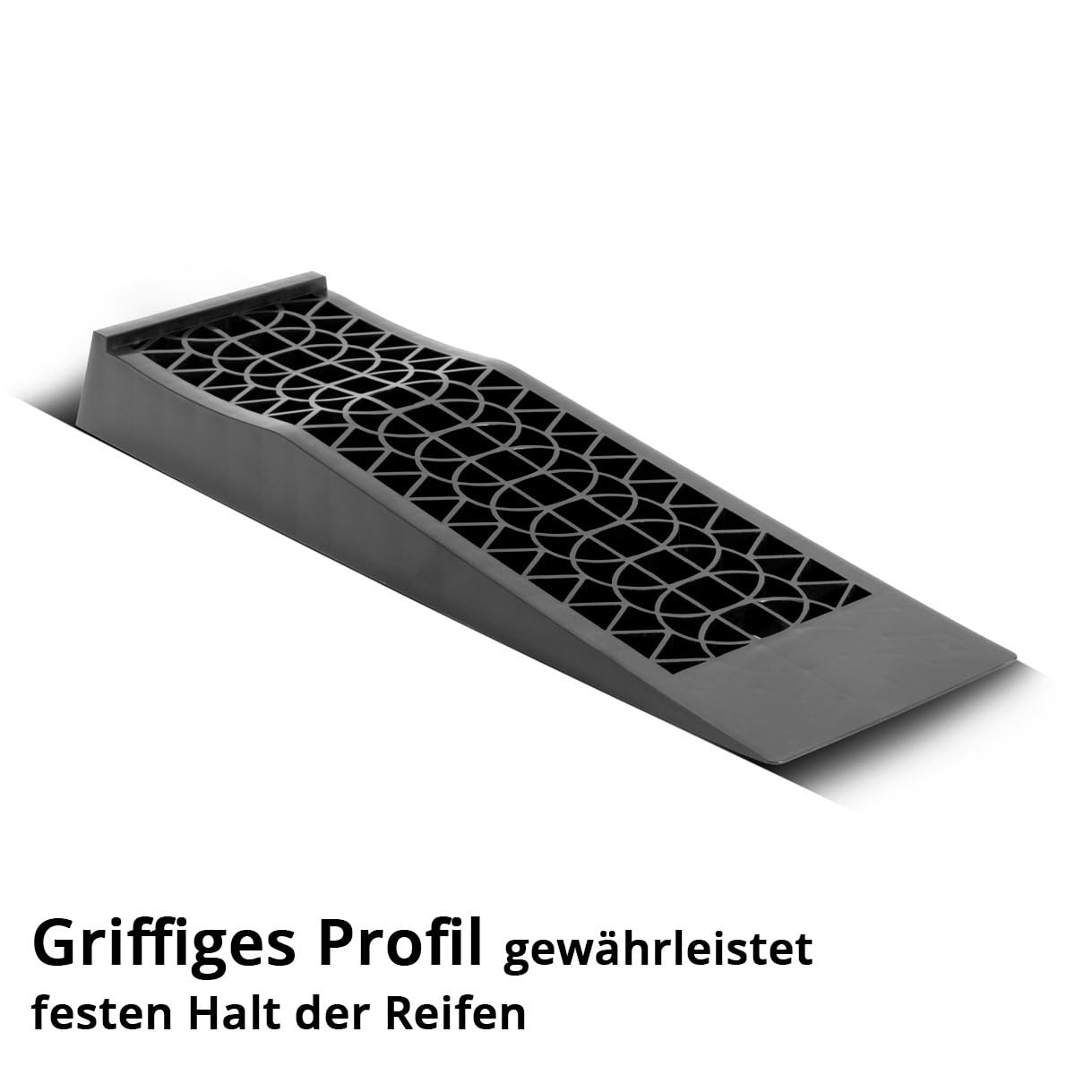 STAHLWERK GT-13 - Set di 2 cunei da passeggio, capacità di carico di 3 t, 700 x 200 x 78 mm, cuneo per ruota e rampa di accesso
