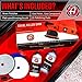 Adam's Polishes 9mm Dual Action Car Polisher (Polishing Kit) - Buffer Car Scratch Remover for Car Detailing | Includes Polish, Compound & Pads