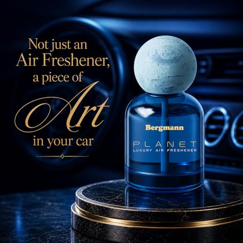 Image of Bergmann Planet Luxury Car Perfume, Car Air Freshener, For Car & Home, CORAL ICE, 110ml