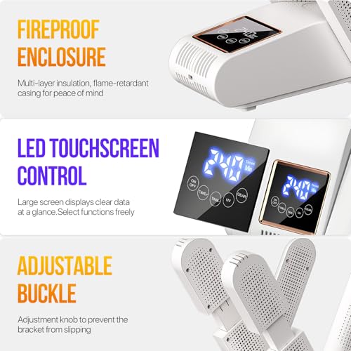Sèche chaussure électrique RoserRose avec UV antibactérien et minuteur - 4