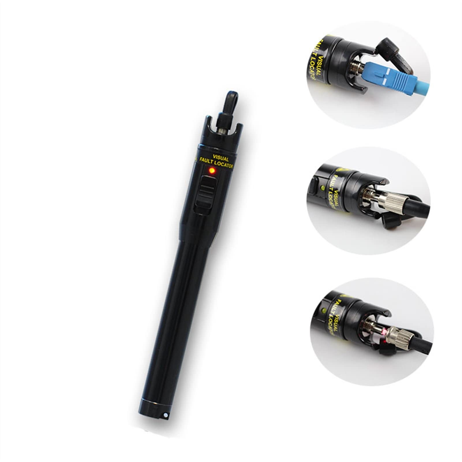 Localizador Visual de Fallas, Localizador de fallas visuales ópticas 3105P 650nm Vfl Probador de cable de fibra óptica 10MW