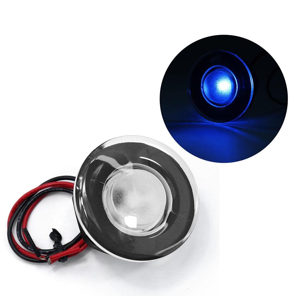12V Blue LED Marine Deck Light LED Pool Deck Stair Step Light Courtesy Light-image-11
