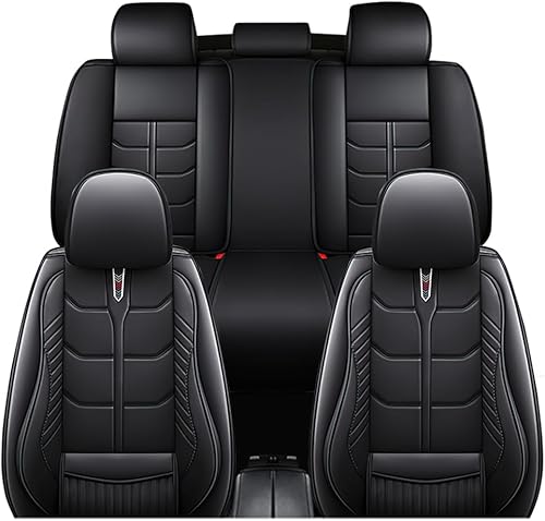 Miniatura 3 de URINOVET Funda de asiento de automóvil para Chevy Trailblazer 2003-2023, funda de asiento delantero y trasero de 5 plazas, fundas de asiento de
