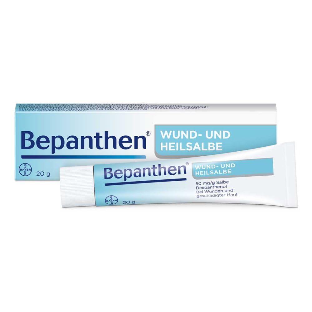 Bepanthen Wound and Healing Ointment, Supports Healing of Small, Superficial Wounds and Scaly-Cracked Skin Areas, 20g/ 0.70 Fl.oz