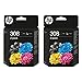Produktbild HP 2 x 308 Schwarz & Farbe Tintenpatronen Combo Pack Envy 6122e 6532e 6520e 6132e 6530e 6120e 6110e 6558e 6110e 6130e All-in-One Drucker