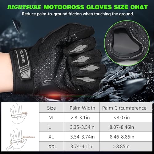 Eliane RG3 Full Finger Bike Gloves XL - Image 7