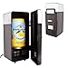 ThreeH New Mini Red USB Fridge Cooler Beverage Drink Cans Cooler/Warmer Refrigerator for Laptop PC Computer Black H-UF05Black