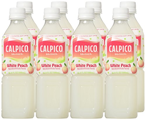 Calpico Soft Drink, Peach, 16.9-Ounce (Pack Of 8) #TOP2