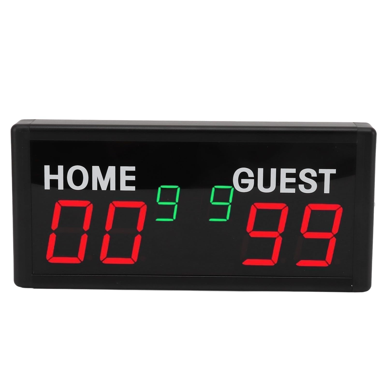 Marcador, Marcador Electr¨®nico LED Remoto, Marcador de Mesa Port¨¢til, Marcador de Aleta para Ma¨ªz, Baloncesto, Tenis, Voleibol, Tenis de Mesa, Deportes (Enchufe de la UE)