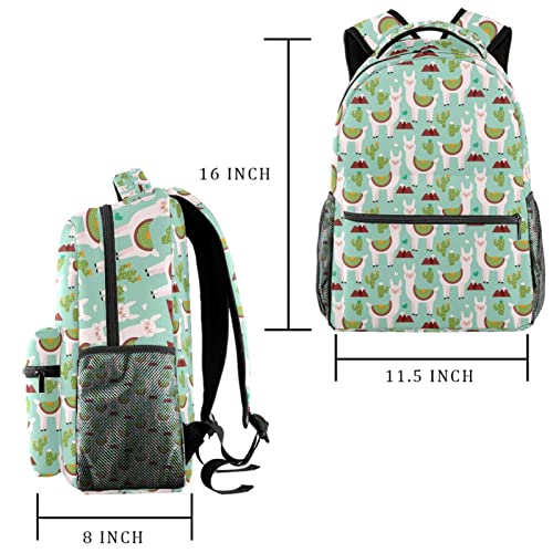 Sac à dos voyage alpaga mignon et résistant avec porte-bouteille - 2